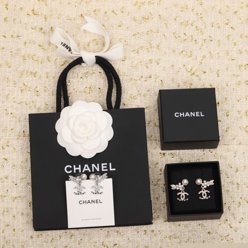 Ch*el earrings